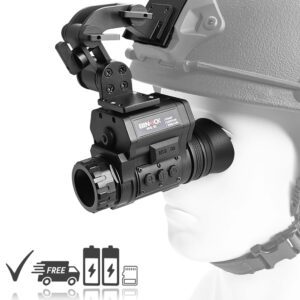 NVG50 Night Vision Helmet/Gun Monocular 1X Optical / 1X-6X Digital Zoom 45° FOV