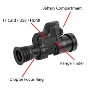 Night Vision Monocular Scope NV710S 1x Optical 3.5x Digital Zoom - Image 5